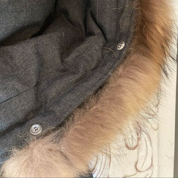 Pespow Womens Down Gray Aspen Parka size large - Picture 7 of 12